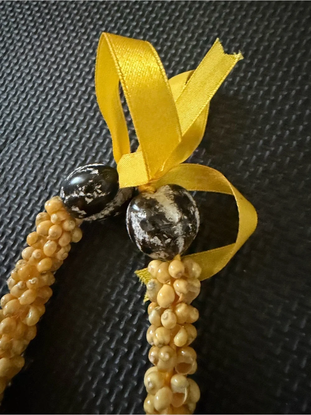 Handcrafted Yellow Shell Lei/Necklace - Authentic from Lahaina, HI